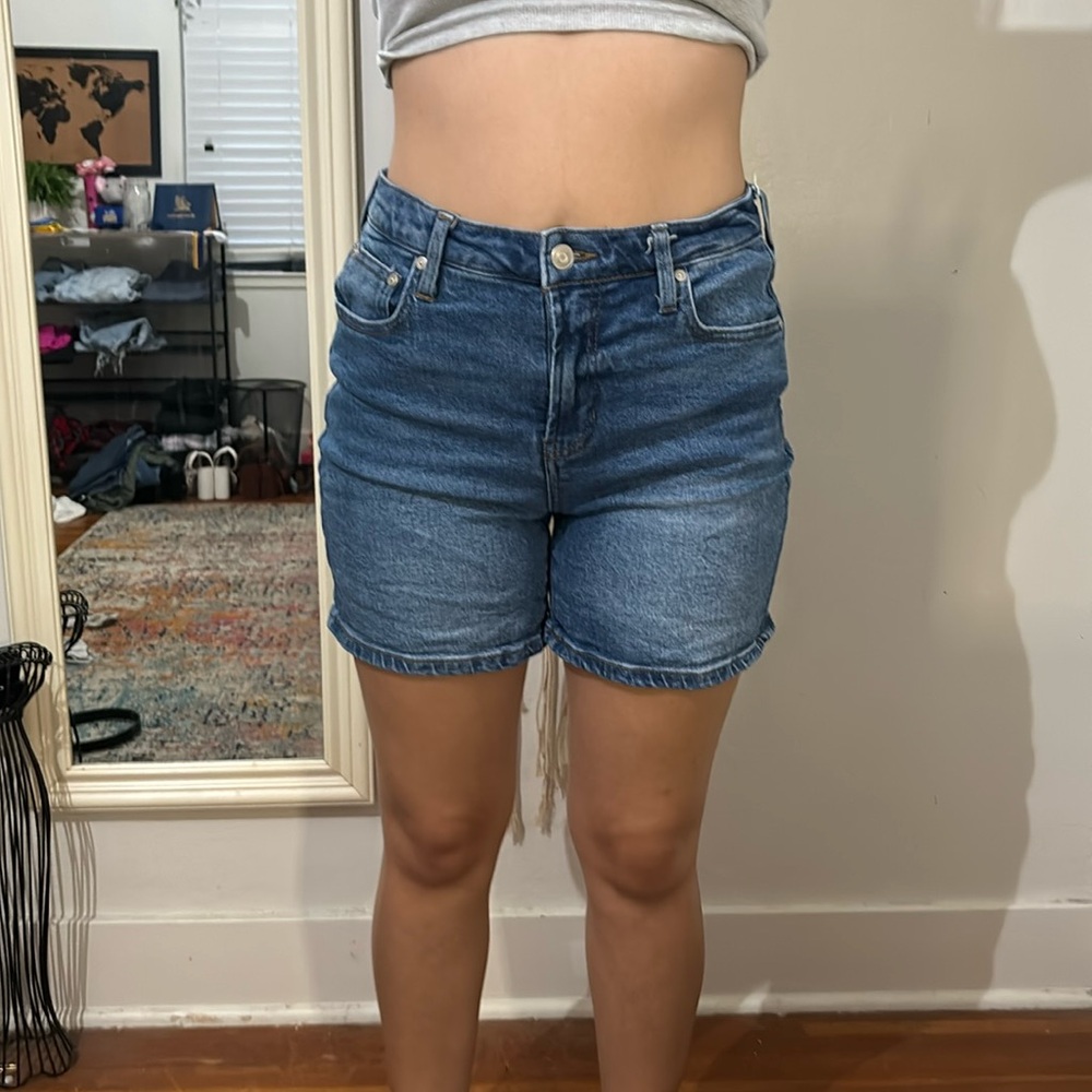 Denim shorts